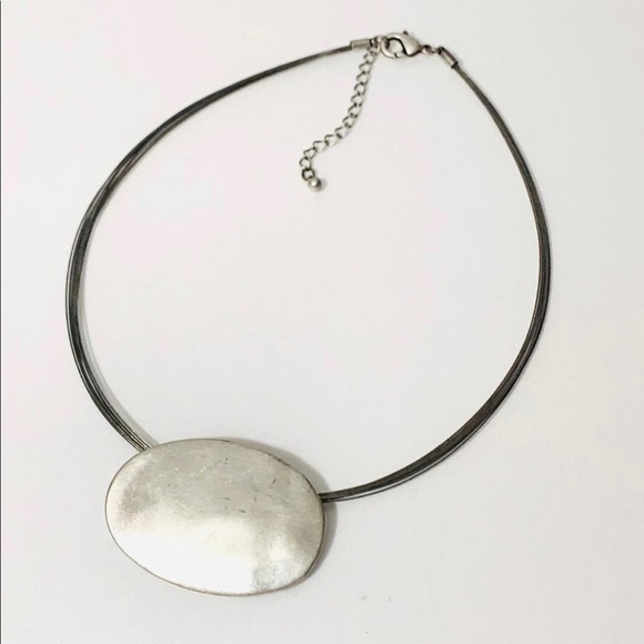 Antique Premier Designs Modernist Wire Necklace - Picture 2 of 8